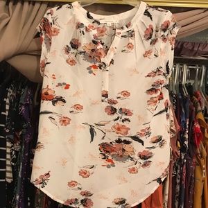 Fun2Fun Walden Split Neck Blouse Stitchfix XS